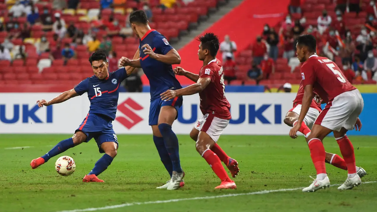 Foto: Pratama Arhan dan Nadeo Jadi Pembuka Jalan Kemenangan Dramatis Indonesia atas Singapura di Leg Kedua Semifinal Piala AFF 2020