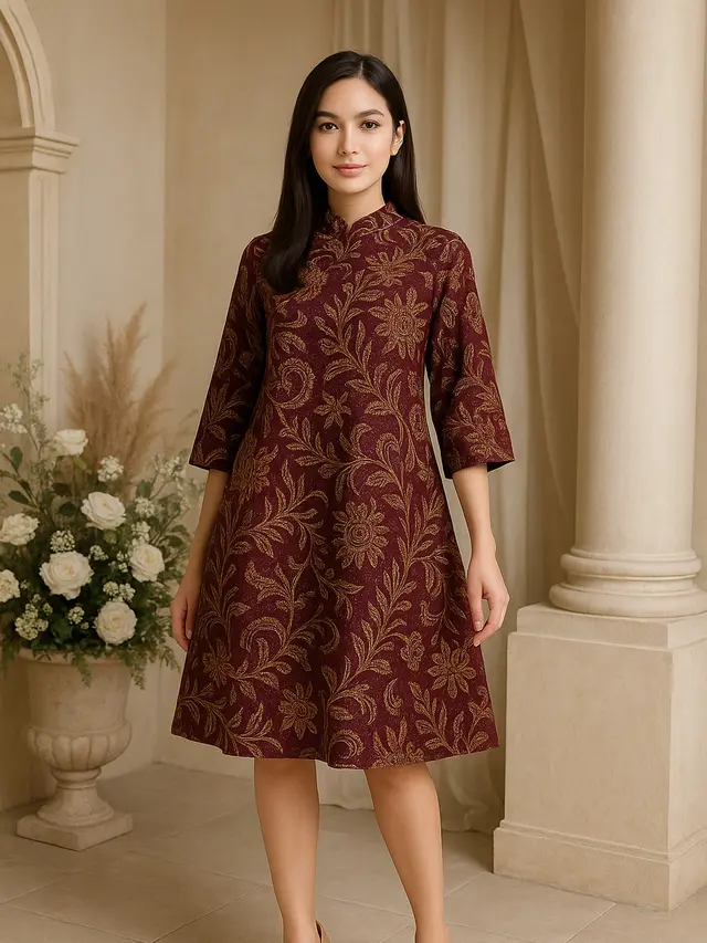 Model Tunik Batik untuk Pesta 2025