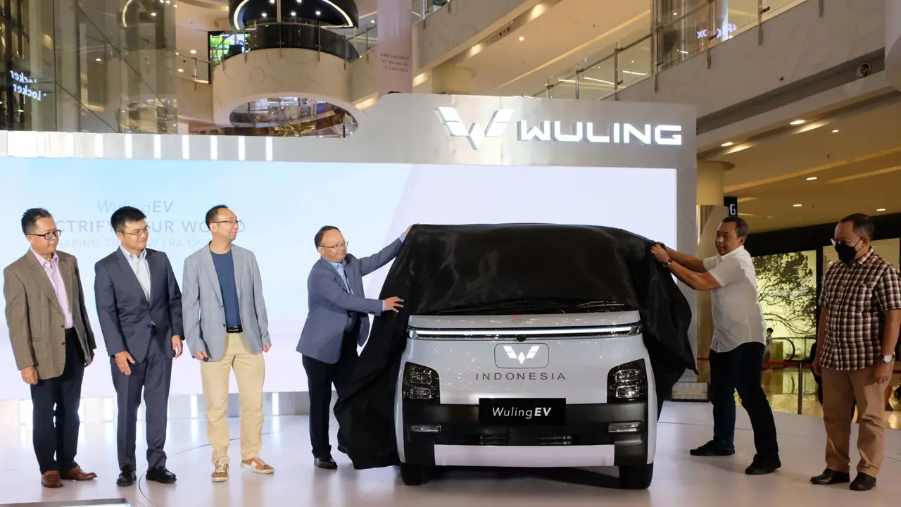Mobil Listrik Wuling EV.