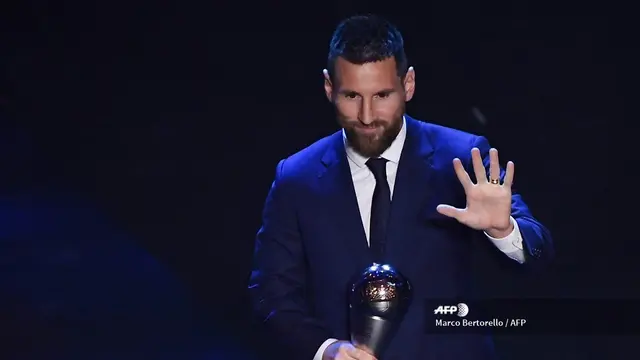 Striker Barcelona, Lionel Messi (MARCO BERTORELLO / AFP)