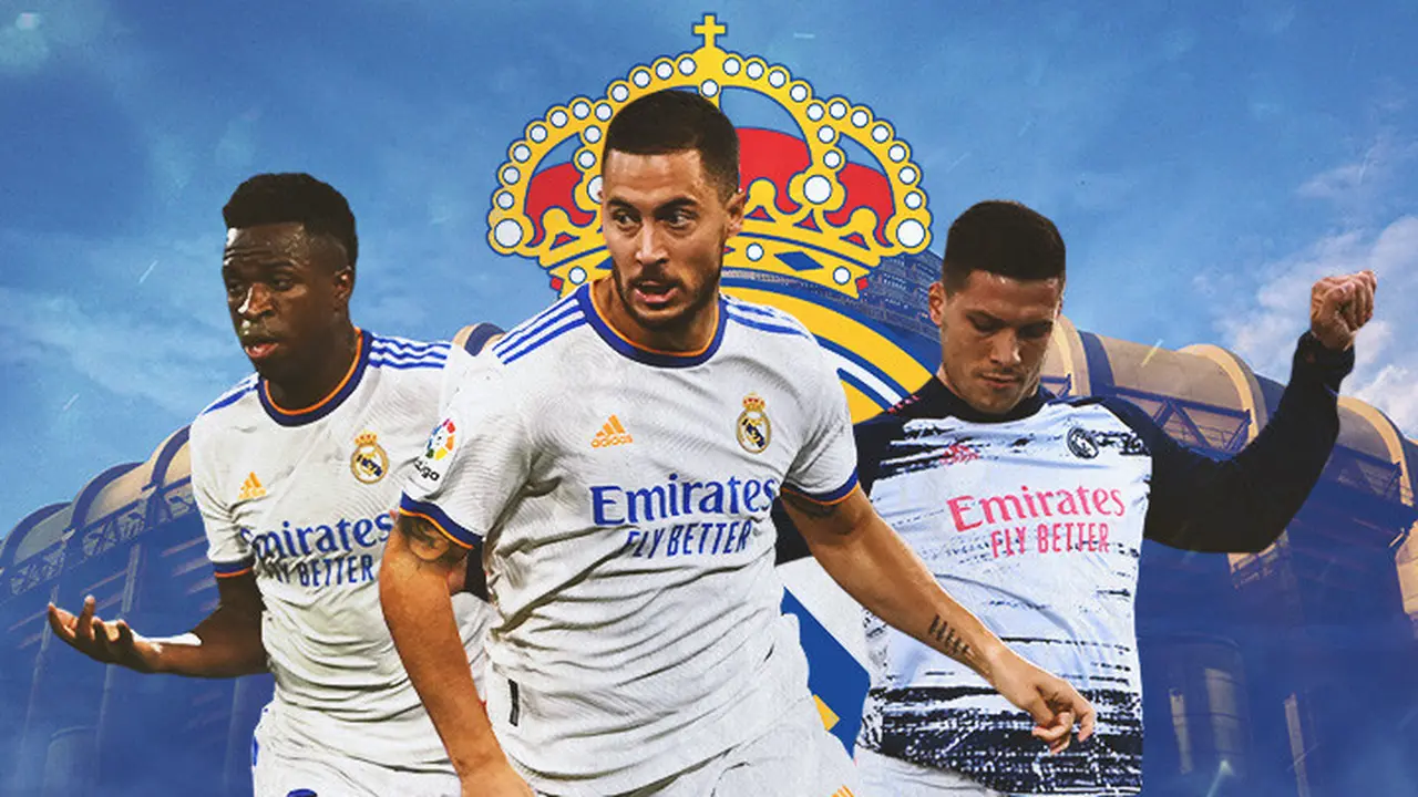 Real Madrid - Vinicius Junior, Eden Hazard, Luka Jovic