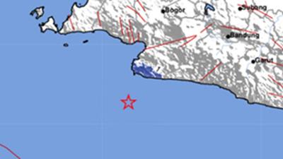 Gempa M4,3 Guncang Sukabumi, Getaran Terasa di Pelabuhan Ratu