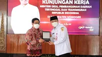 Bupati Wonogiri Apresiasi Pemikiran Visioner Mendes PDTT dalam Lahirnya SDGs Desa