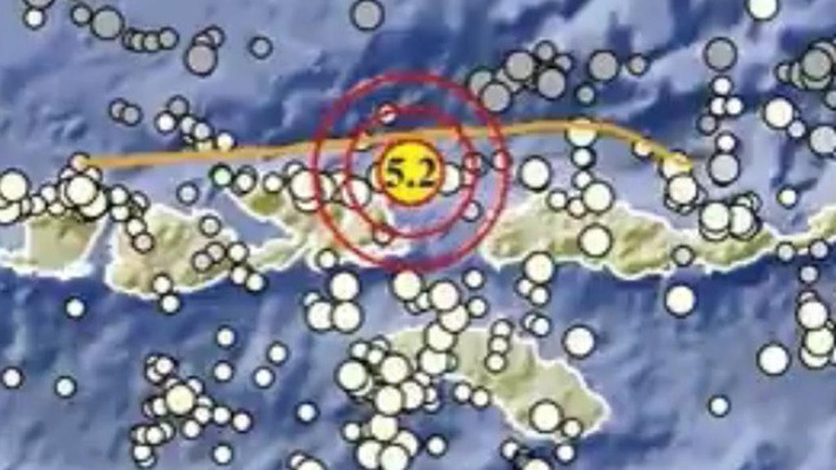 Gempa Magnitudo 5,2 Guncang Kota Bima NTB