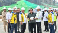 Presiden Jokowi melakukan groundbreaking sejumlah infrastruktur di IKN Nusantara, seperti bandara VVIP, rumah sakit, hingga sekolah. (Foto: Sekretariat Presiden)