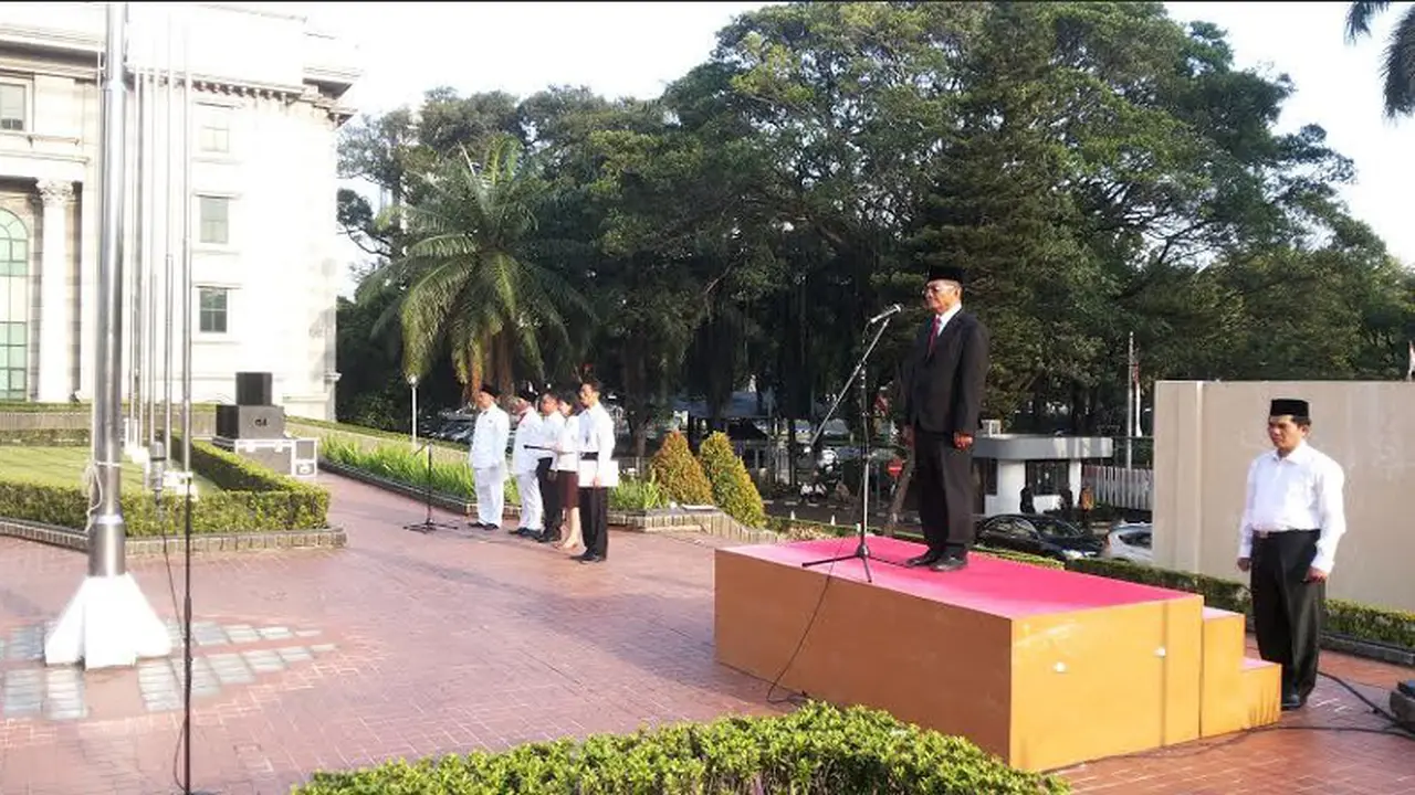Upacara Kemerdekaan di Kementerian BUMN