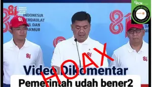 Cek Fakta: Hoaks, Tiket Upacara Bendera 17 Agustus di Istana Dibuat Bisnis