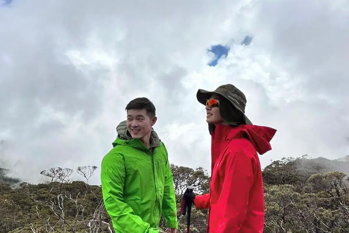 Potret Raline Shah Mendaki Gunung Latimojong (Instagram/@ralineshah)