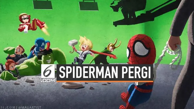 Semenjak pengumuman kepergian Spiderman dari Marvel Cinematic Universe, banyak penggemar yang mengekspresikannya lewat berbagai cara. Seperti salah satu seniman asal Los Angeles, yang menunjukkan lewat karya ilustrasinya.
