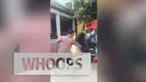 Sang pria juga sempat mengancam kedua belah pengantin di hadapan keluarga besarnya.