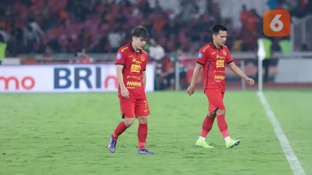 Foto: Kekecewaan Pemain Persija Setelah Gagal Taklukkan Dewa United di SUGBK