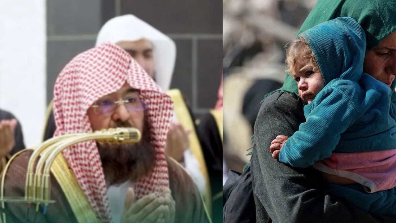 Momen Imam Masjidil Haram Doakan Rakyat Palestina 'Ya Allah Mereka Dizalimi Tolonglah Mereka', Semua Jemaah Menangis di Depan Kabah