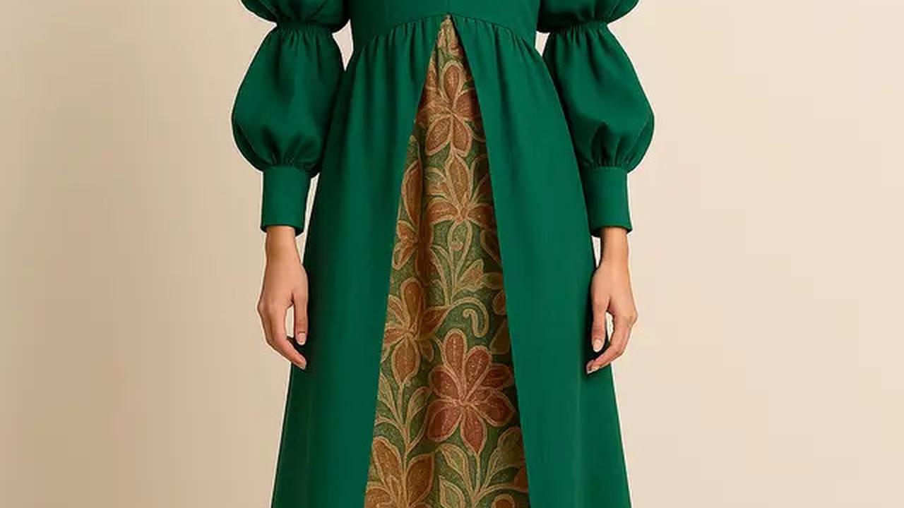 8 Inspirasi Model Batik Warna Hijau, Tampil Segar dan Berkelas di 2025