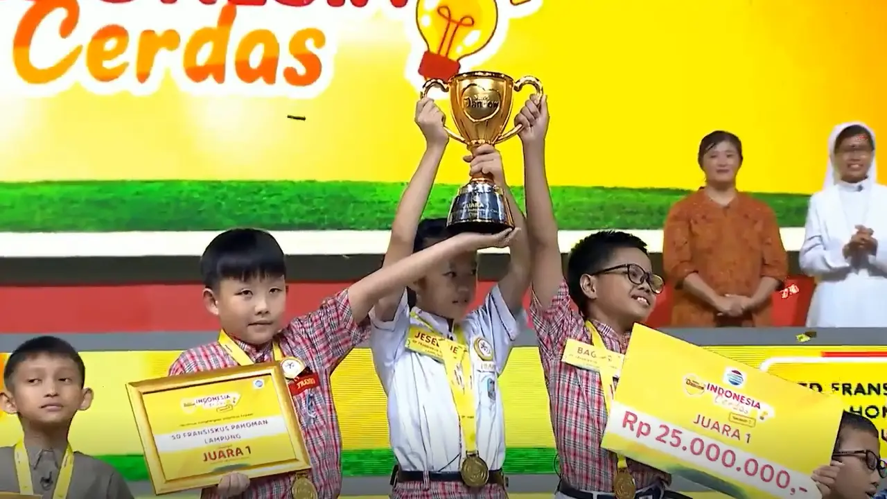 SD Fransiskus Pahoman Lampung Juara DANCOW Indonesia Cerdas Season 2, Simak Keseruan Grand Finalnya