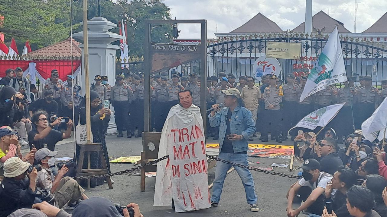 Aksi Jogja Memanggil Kembali Desak Jokowi Turun
