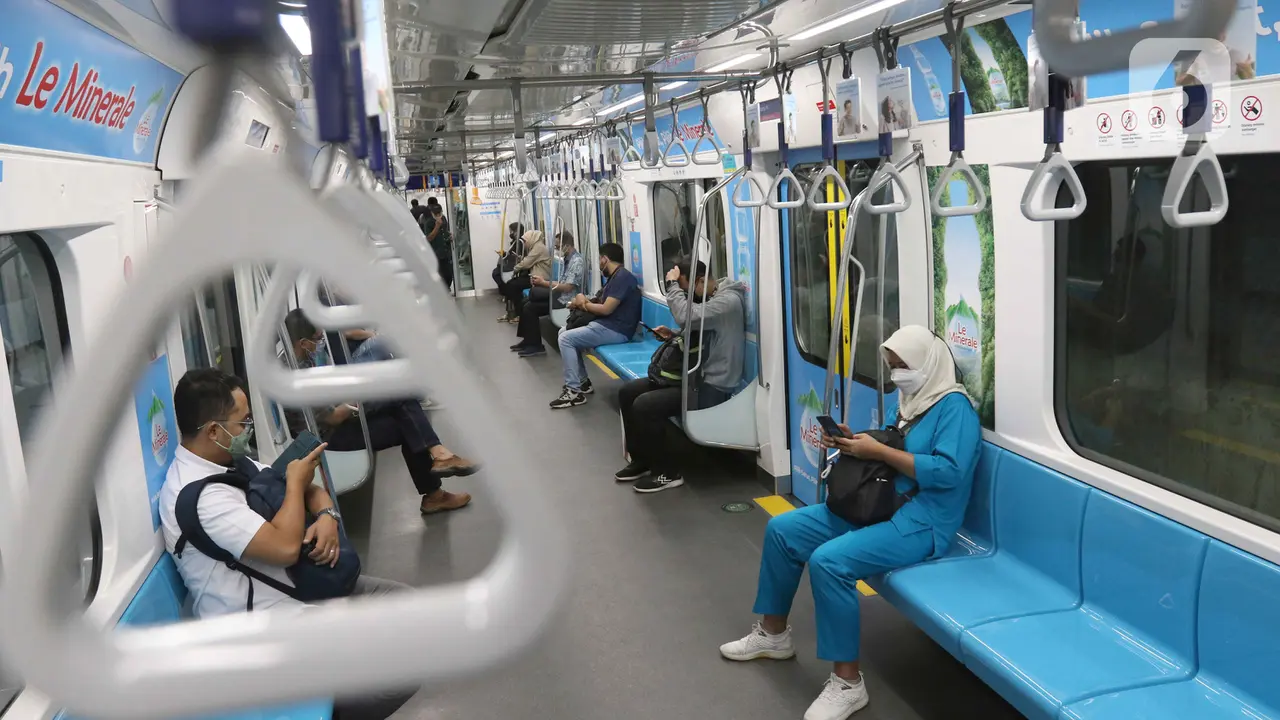 PPKM level 1, PT MRT Jakarta Rubah Kebijakan Operasional
