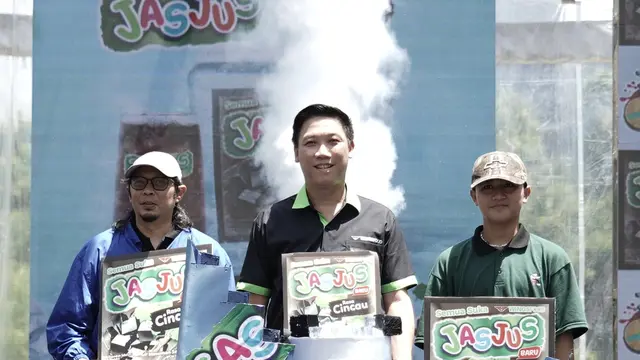 Suasana konferensi peluncuran Jasjus Rasa Cincau di Ajang Skate Seru: Gokil Segernya, Ademnya Bikin Seru! di One Satrio Jakarta. (Foto: Dok. Tim Wings Food)