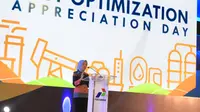 Direktur Utama PT Pertamina (Persero) Nicke Widyawati pada acara Cost Optimization Appreciation Day yang dilaksanakan Rabu (6/3/2024).