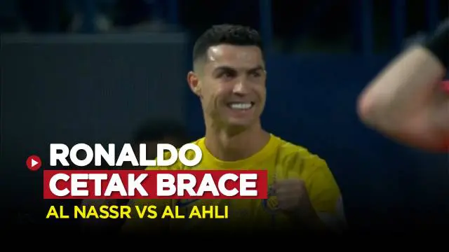 Berita Video, Cristiano Ronaldo berhasil cetak brace saat Al Nassr hadapi Al Ahli pada Sabtu (23/9/2023)