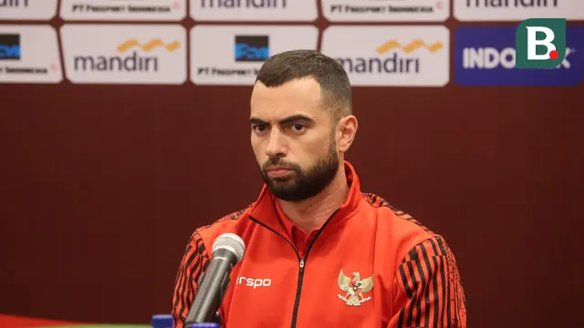 Konferensi pers Timnas Indonesia Vs Irak