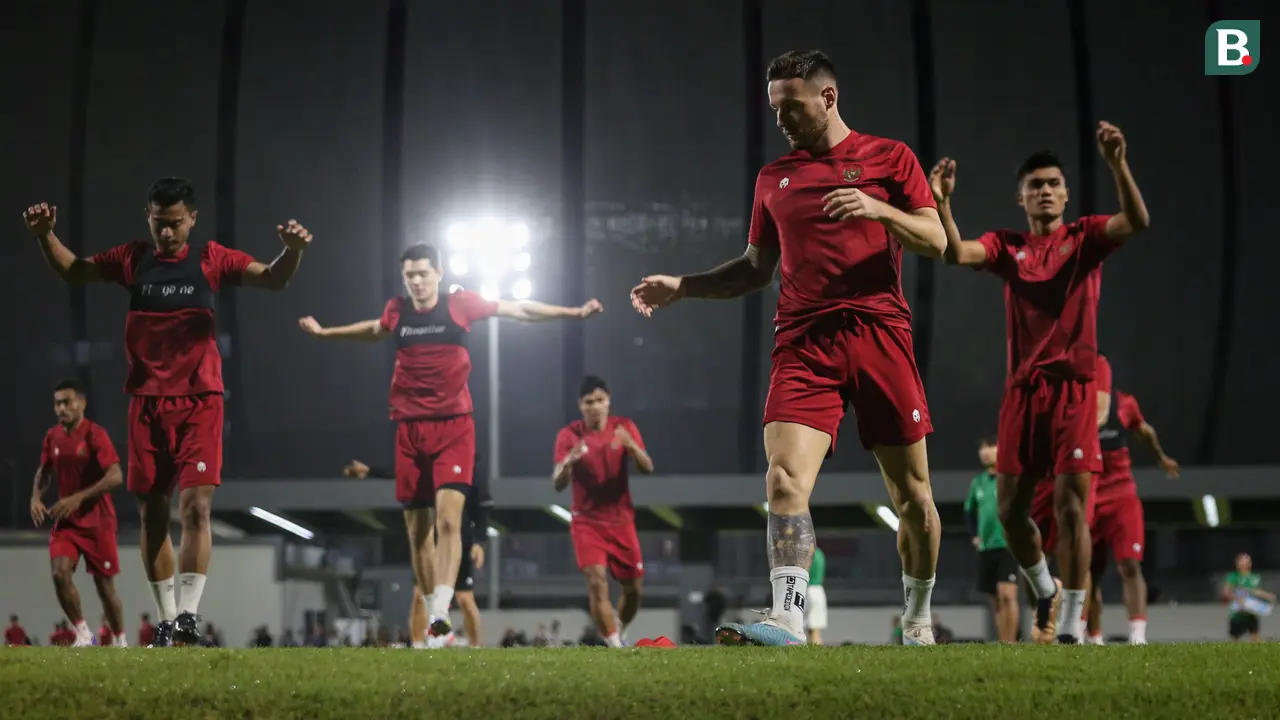Latihan Timnas Indonesia Menjelang Laga FIFA Matchday Melawan Burundi