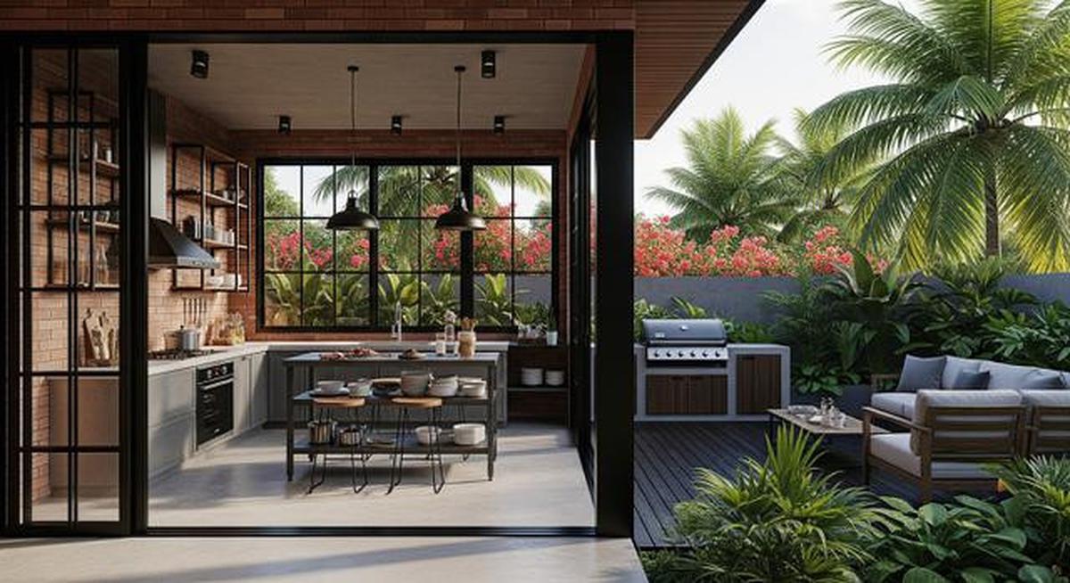 7 Model Rumah Mini Tapi Punya Dapur Terbuka dan Teras Belakang yang Cocok Buat BBQ