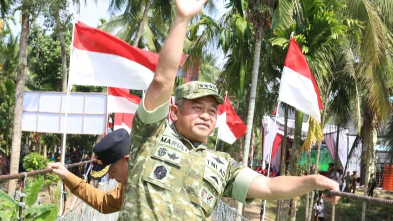 Kasad Resmikan Jembatan Garuda di Lhokseumawe, Tandai Peluncuran 200 Titik Jembatan di Indonesia