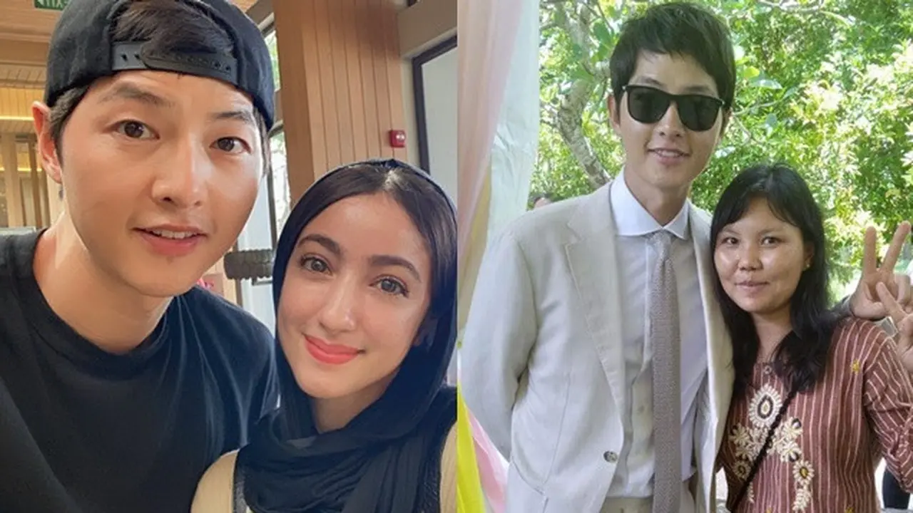 Bikin Heboh Penggemar, Ini 7 Potret Song Joong Ki Kondangan di Bali