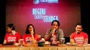 Film satire politik ini merupakan peggambaran kondisi politik Indonesia dan dirasa sangat dekat dan masih relevan dengan Indonesia saat ini, Kamis (7/8/14). (Liputan6.com/Andrian M Tunay)