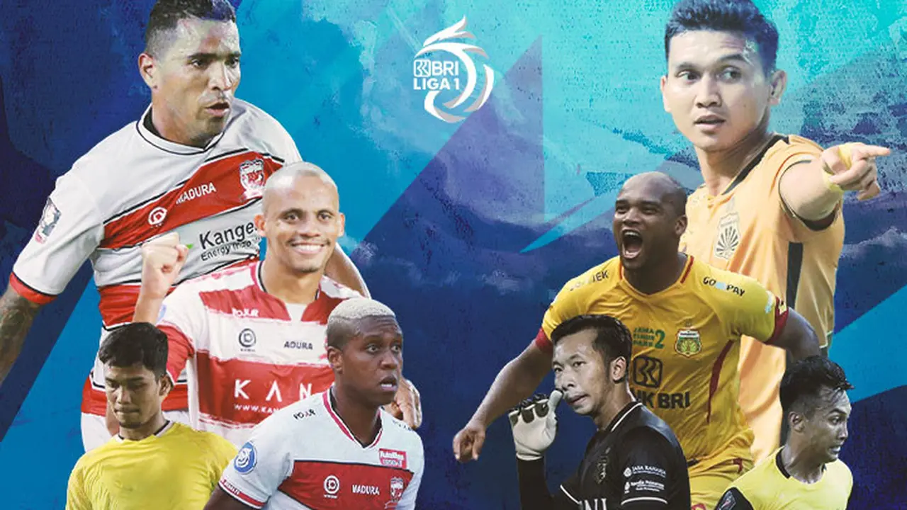 Liga 1 - Duel Antarlini - Madura United Vs Bhayangkara FC