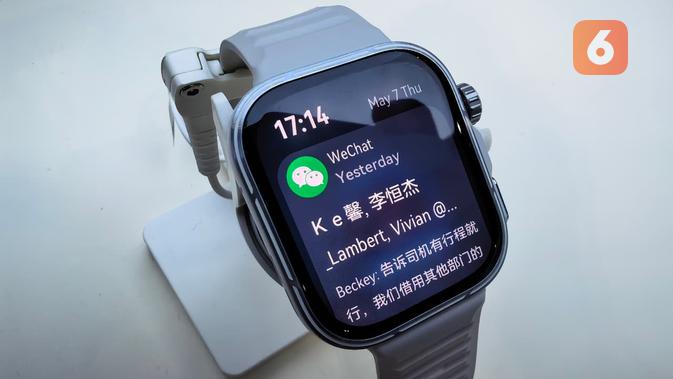 Huawei Watch Fit 5 Pro. Liputan6.com/Ady Anugrahadi