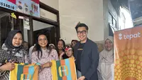 Corporate & Marketing Communication Head BTPN Syariah Ainul Yaqin  dalam pertemuan rutin di Sentra Tanjung 14 , Kelurahan Tanjung Rejo, Kecamatan Sukun, Malang, Jawa Timur, ditulis Jumat (8/9/2023). 