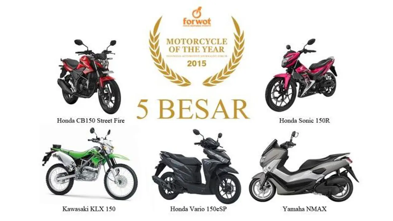 Inilah 5 Motor Terbaik Pilihan Jurnalis