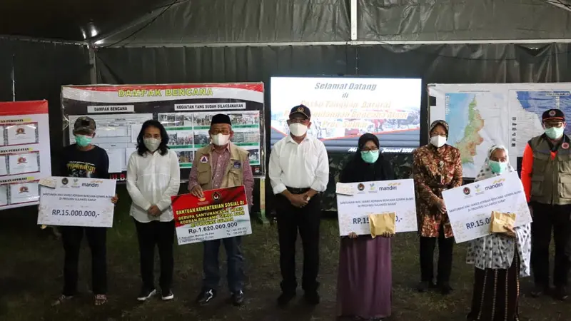 Total Bantuan BNPB untuk Korban Gempa Sulbar Mencapai Rp 27,51 Miliar