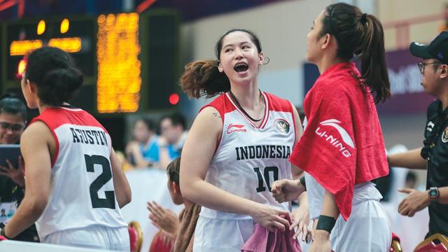 Timnas Bola Basket Putri Indonesia meraih medali emas SEA Games 2023.