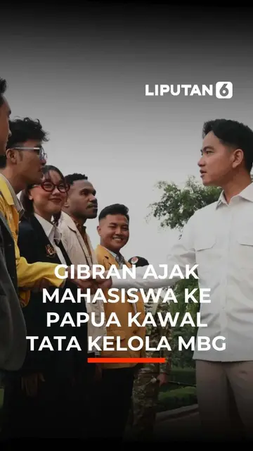 Gibran Ajak Mahasiswa Ke Papua Kawal Tata Kelola MBG