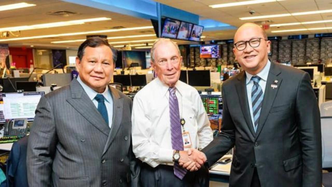 Prabowo dan Michael Bloomberg Gelar Makan Siang di Istana, Bahas Beragam Isu Strategis
