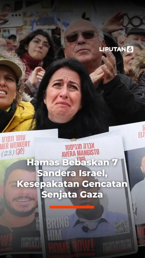 Hamas Bebaskan 7 Sandera Israel, Kesepakatan Gencatan Senjata Gaza