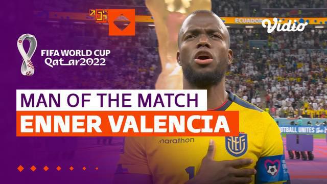 Berita video cuplikan aksi Enner Valencia, pemain Ekuador yang menjadi Man of The Match pada laga Qatar vs Ekuador di Piala Dunia 2022, Minggu (20/11/22).