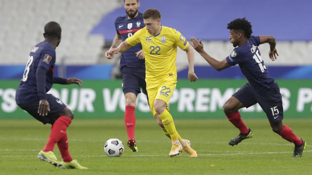 Ukraina Tahan Imbang Prancis di Kualifikasi Piala Dunia