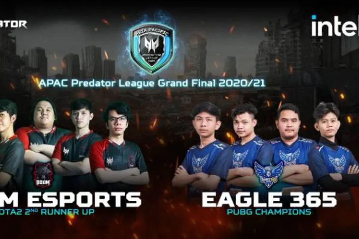 Tim esport Boom Esports dan Eagle 365. Dok: Acer Indonesia