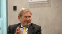 Johannes Hahn, Komisioner Komisi Eropa Bidang Anggaran dan Administrasi. Ia mengungkap nuklir Ukraina dan perjanjian yang dilanggar Ukraina. Dok: Kedubes Uni Eropa.