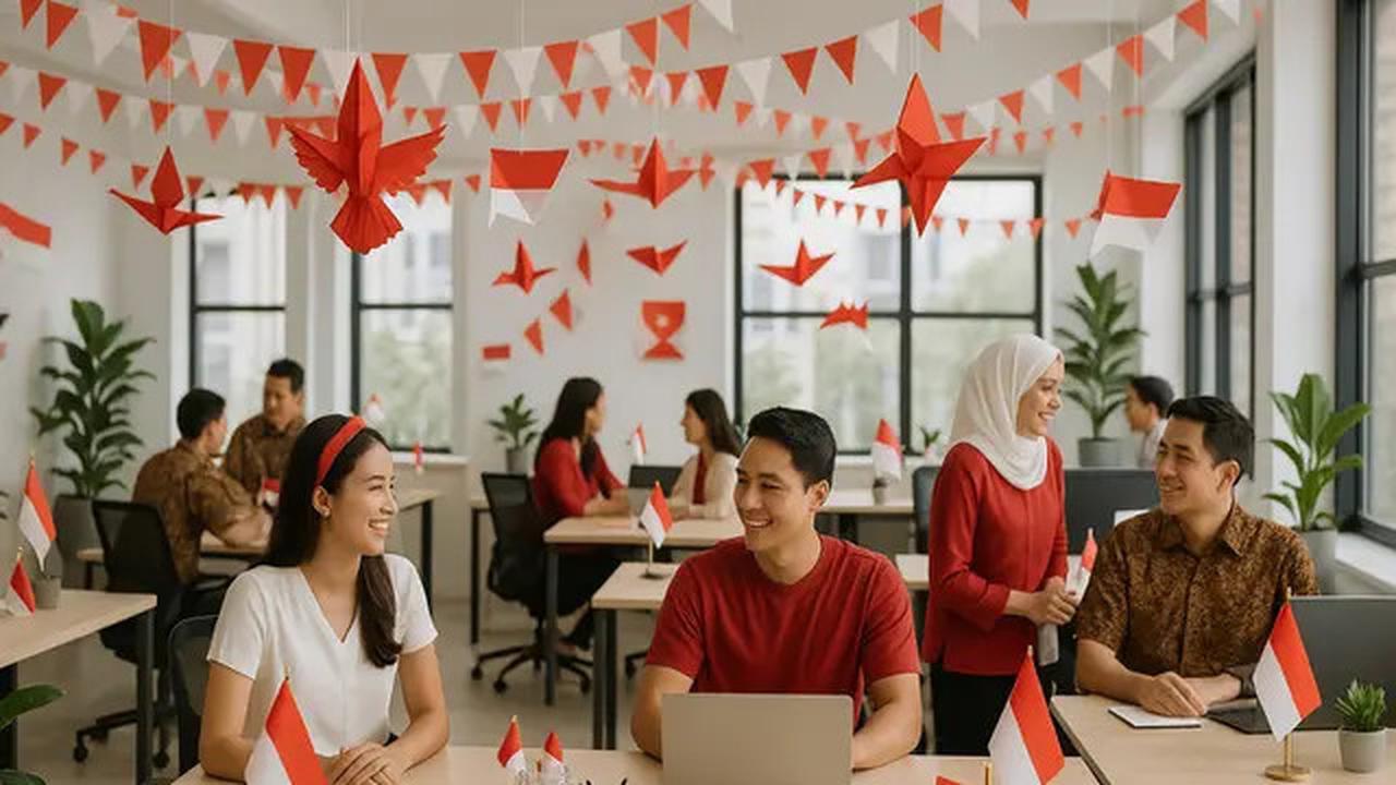 8 Dekorasi 17 Agustus di Kantor, Siap Sambut HUT RI ke-80 dengan Meriah