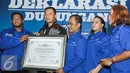 Barisan Teman Agus-Sylvi (Batas) deklarasikan dukungan untuk pasangan Cagub dan Cawagub DKI Jakarta, Agus Harimurti Yudhoyono-Sylviana Murni, Jakarta, Minggu (16/10). (Liputan6.com/Yoppy Renato)
