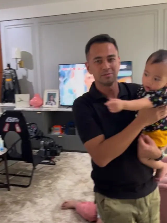 Raffi Ahmad dan Kedua Anaknya