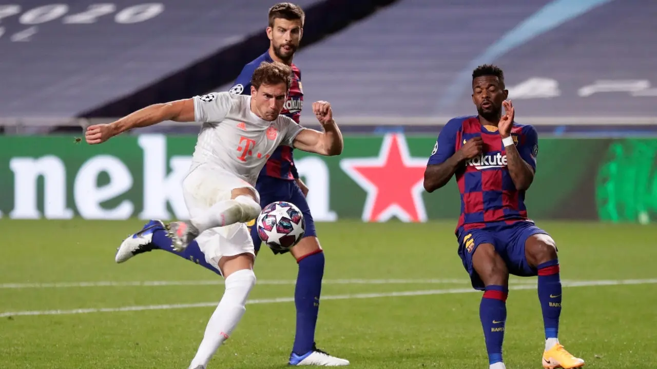 Gelandang Bayern Munchen, Leon Goretzka.