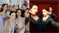 Enzy Storia, Jessica Mila dan Yuki Kato di rangkaian pernikahan Febby Rastanty. (sumber: Instagram/enzystoria)
