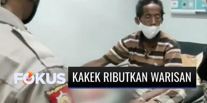 VIDEO: Diduga Rebutan Warisan, Dua Pria Lansia Terlibat Duel di Pasuruan