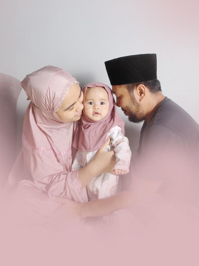Ilustrasi keluarga muslim