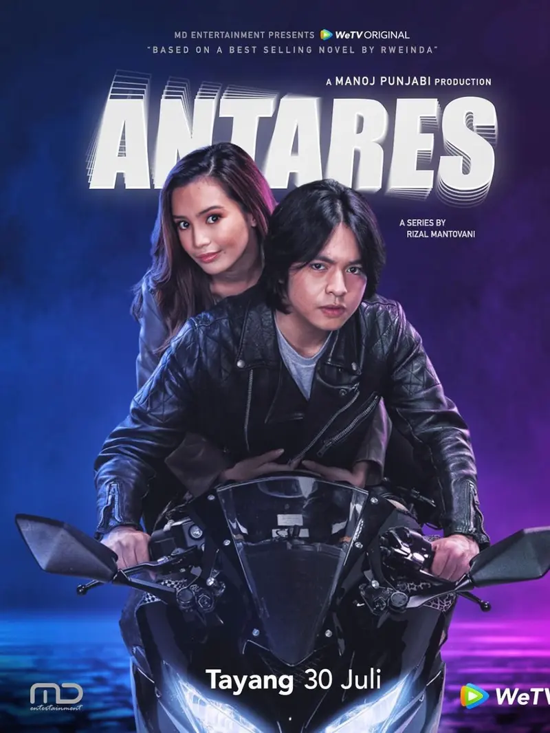 Poster webseries Antares dibintangi Angga Yunanda. (Foto: Instagram @anggayunandareal16)